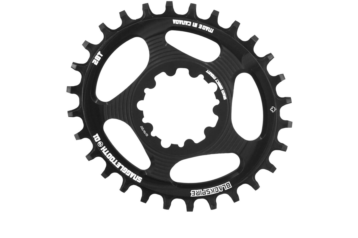 Blackspire - kettingblad snaggletooth ovaal sram spline 28 6mm offset
