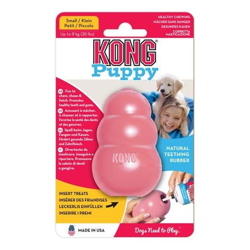 Kong puppy roze of blauw assorti