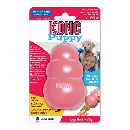 Kong puppy roze of blauw assorti