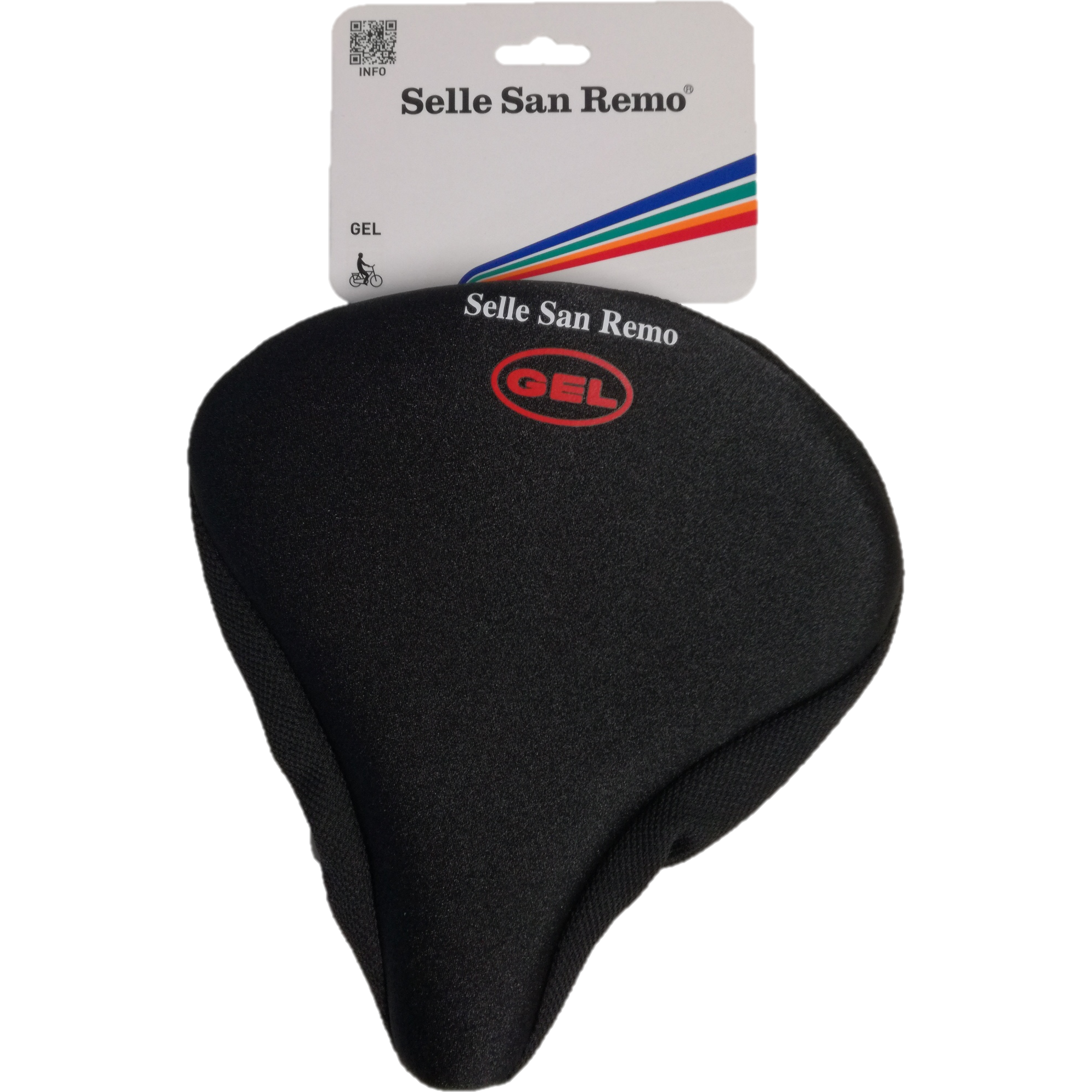 Selle san remo zadeldek gel stadsfiets op kaart