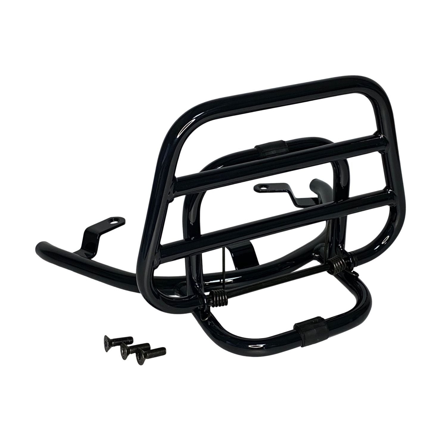 Diverse achterdrager opklapbaar zwart hoogglans | piaggio 1