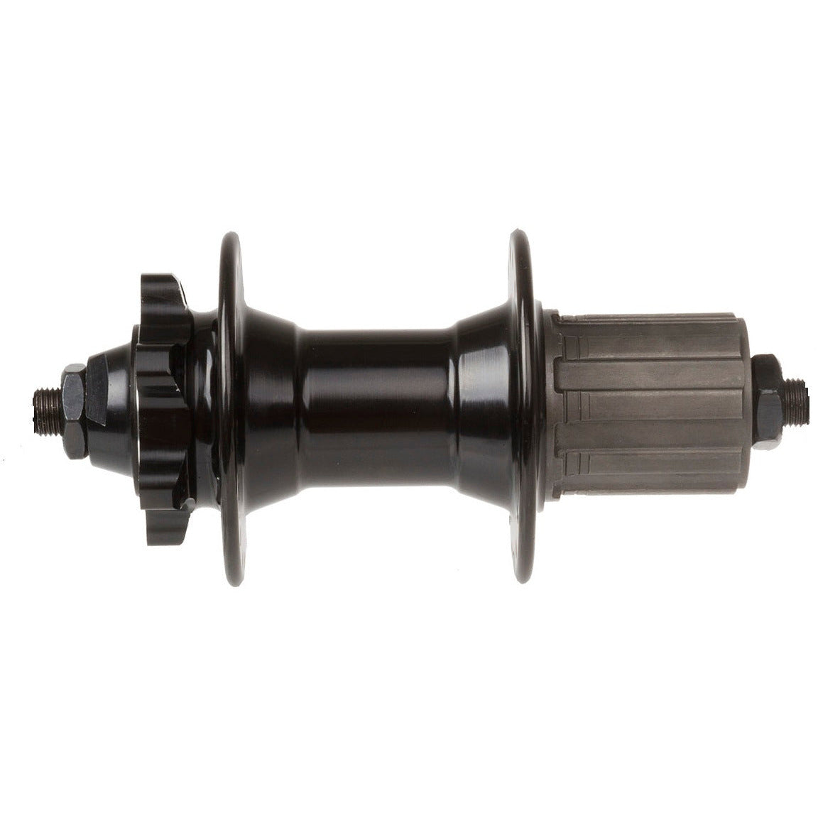 Disque de moyeu de cassette Amk 8 9 10 vitesses 6 boulons 32g décrochage noir brillant