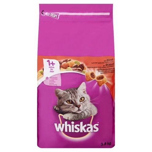 Whiskas droog volwassen rund