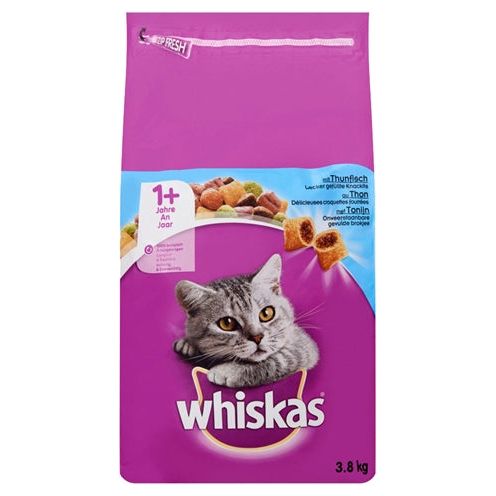 Whiskas droog volwassen tonijn