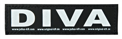 Julius k9 labels voor powerharnas tuig diva
