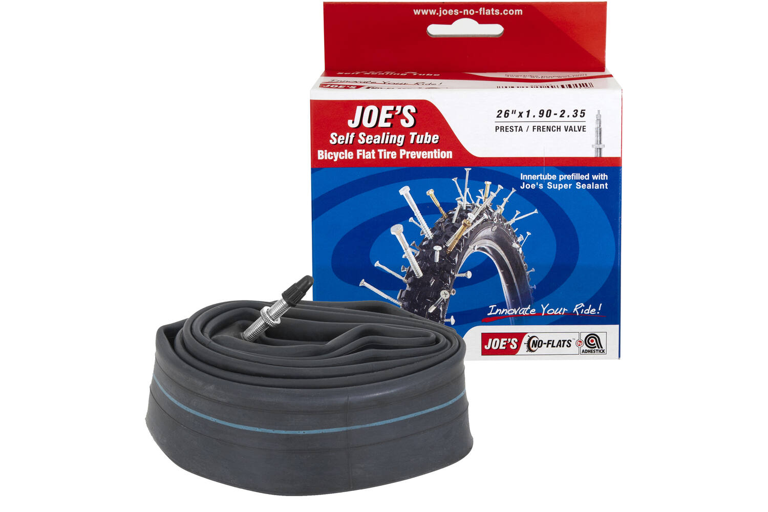 Joe's no flats Binnenband self sealing tube fv 26x1.90-2.35 (mtb)