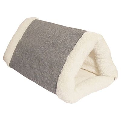 Palissander kattenmand knuffelknuffel 2 in 1 piramide deken