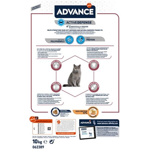 Advance kat gesteriliseerd gevoelig senior 10+