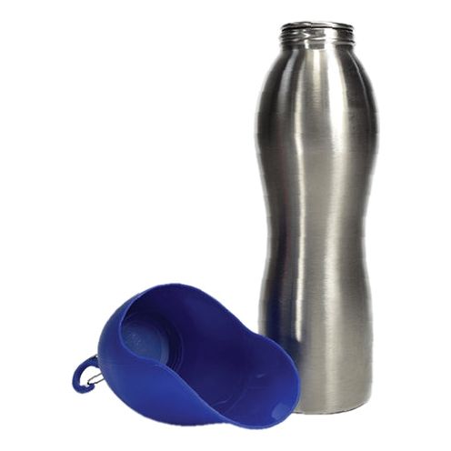 Kong h2o drinkfles roestvrij staal blauw