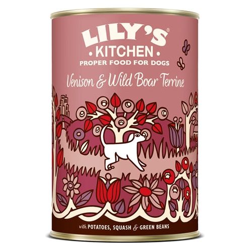 Lily's keukenhond hertenvlees wild zwijn terrine