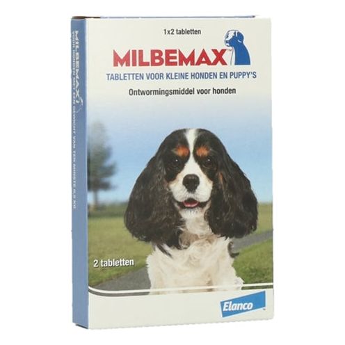 Milbemax tablet ontworming puppy kleine hond