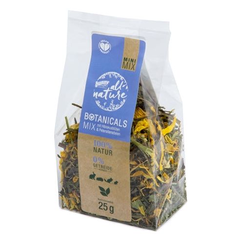 Bunny nature plantaardige mini mix hibiscusbloesem peterseliestelen