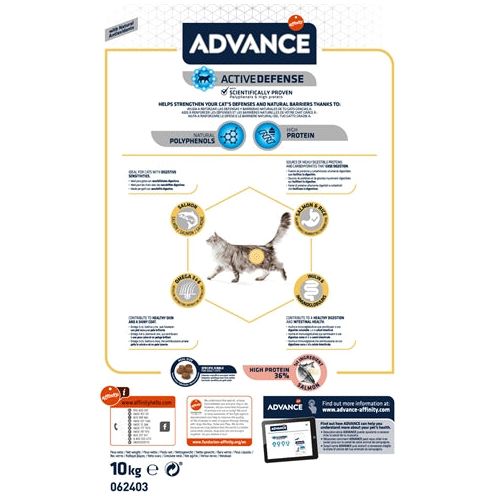 Advance kat volwassen gevoelige zalm