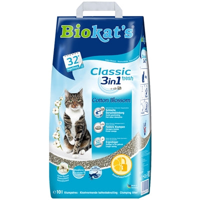 Biokat's klassieke frisse 3-in-1 katoenbloesem