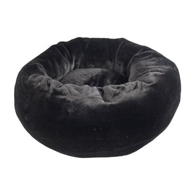 Foeiii hondenmand cosy pluche relax donut zwart