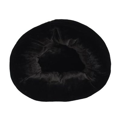Foeiii hondenmand cosy pluche relax donut zwart