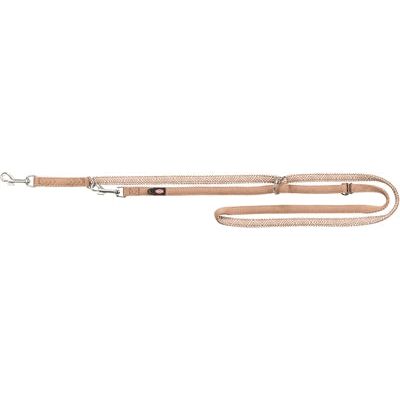 Trixie Hondenriem boho ruiten verstelbaar premium met neopreen karamel