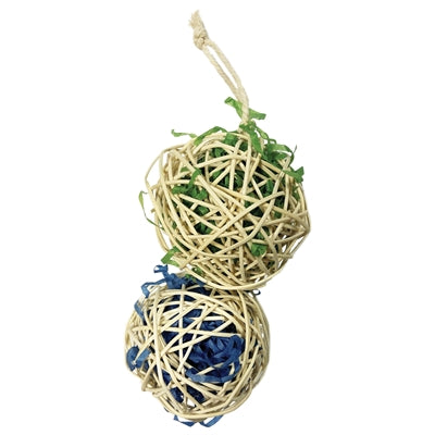 Happy pet rieten ballen assorti