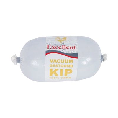 Uitstekend versus vacuüm gestoomd kip