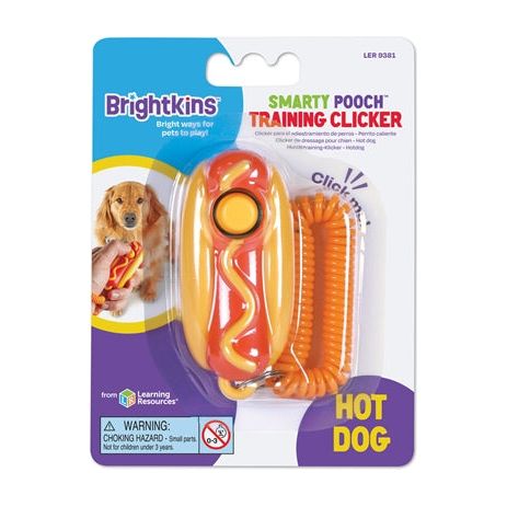 Brightkins slimme hond training clicker hotdog