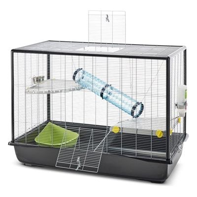 Savic knaagdierkooi zeno 4 knock down grijs