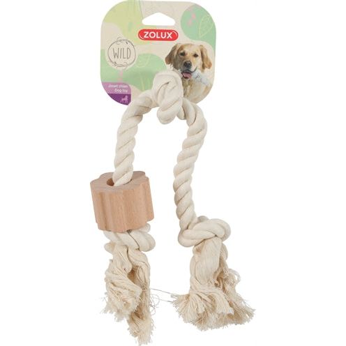 Zolux wild flostouw met hout 3 knoop