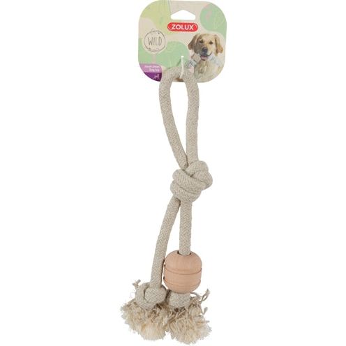Zolux wildmix touw met houthandvat