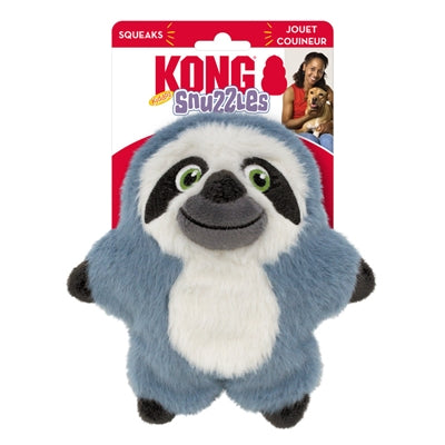 Kong geeft de kinderen een knuffel