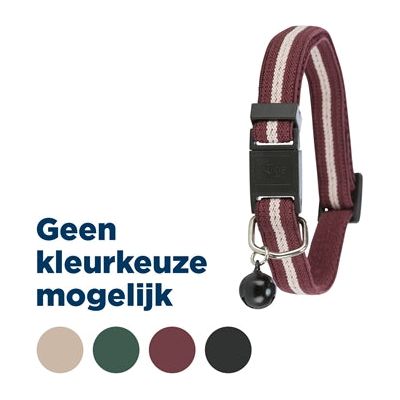 Trixie halsband kat strepen elastische assorti