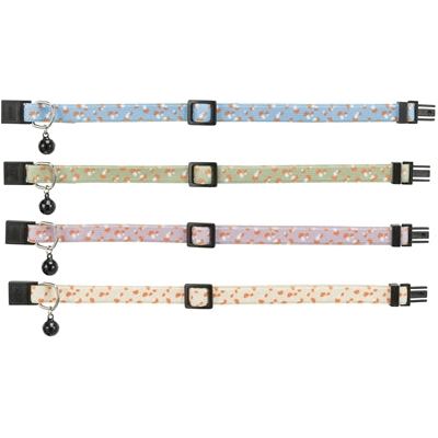 Trixie halsband kat paddenstoel elastisch assorti