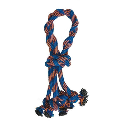 Happy pet multitugger flostouw blauw oranje
