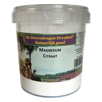 Dierendrogist magnesiumcitraat