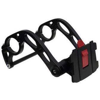 Qt cycle tech qfix support de guidon e95l 95 mm pour panier sac 2007354
