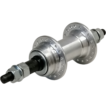 Moyeu arrière Hzb alu roue libre pion axe plein 36 trous 175 mm