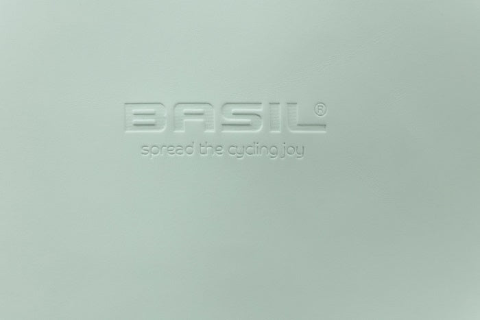 Dubbele fietstas Basil SoHo Nordlicht 41 liter 31 x 13 x 37 cm - pastelgroen