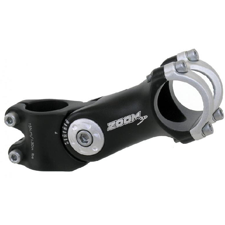 Zoom ahead voorbouw verstelbaar 28,6 - 31,8 105mm zwart zilver 404160