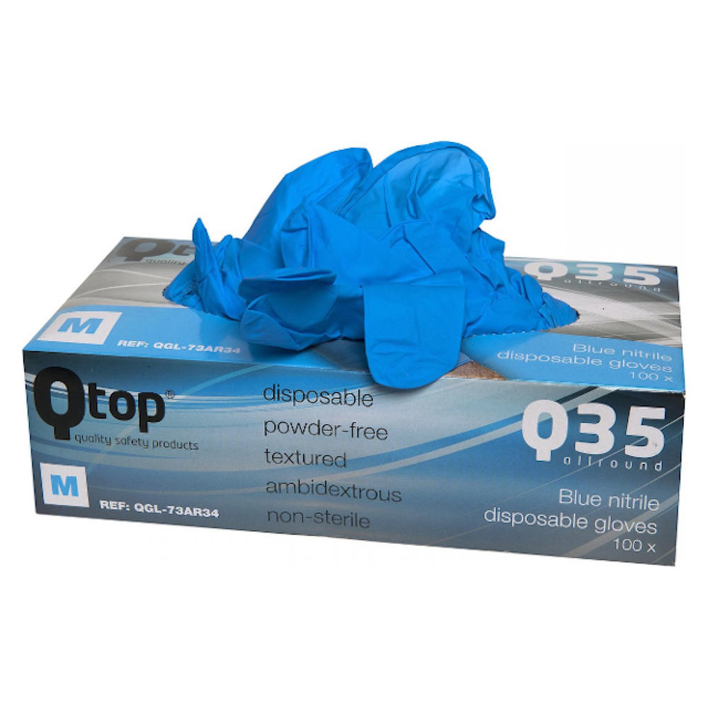 Qtcycletech iqtop nitril handschoendispenser maat xl per 100 stuks