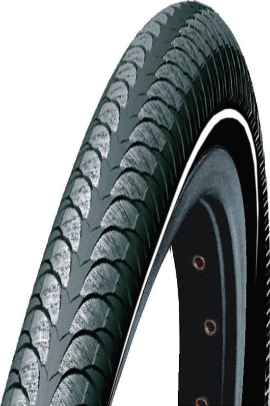 Dutch perfect e-tiger 42-622 28x1.60 700x40c smart guard breaker zwart reflectie