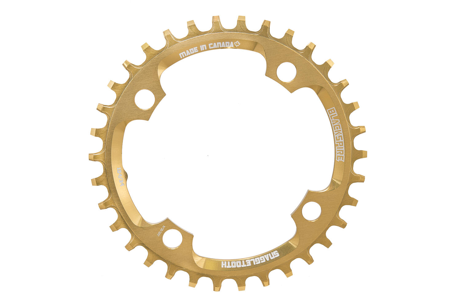 Blackspire - kettingblad snaggletooth 104 34 goud