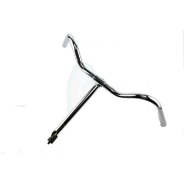 Humpert stuur 30cm chroom vast