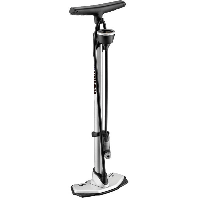 Union pompe à pied aluminium bp-12f avec manomètre sv av silver