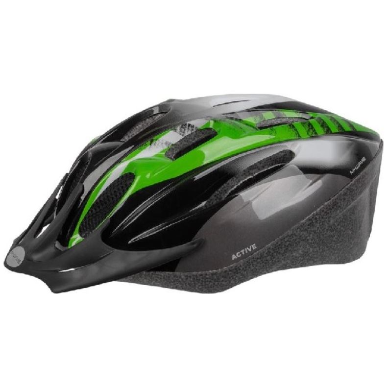Casque Active atb race vert rayé