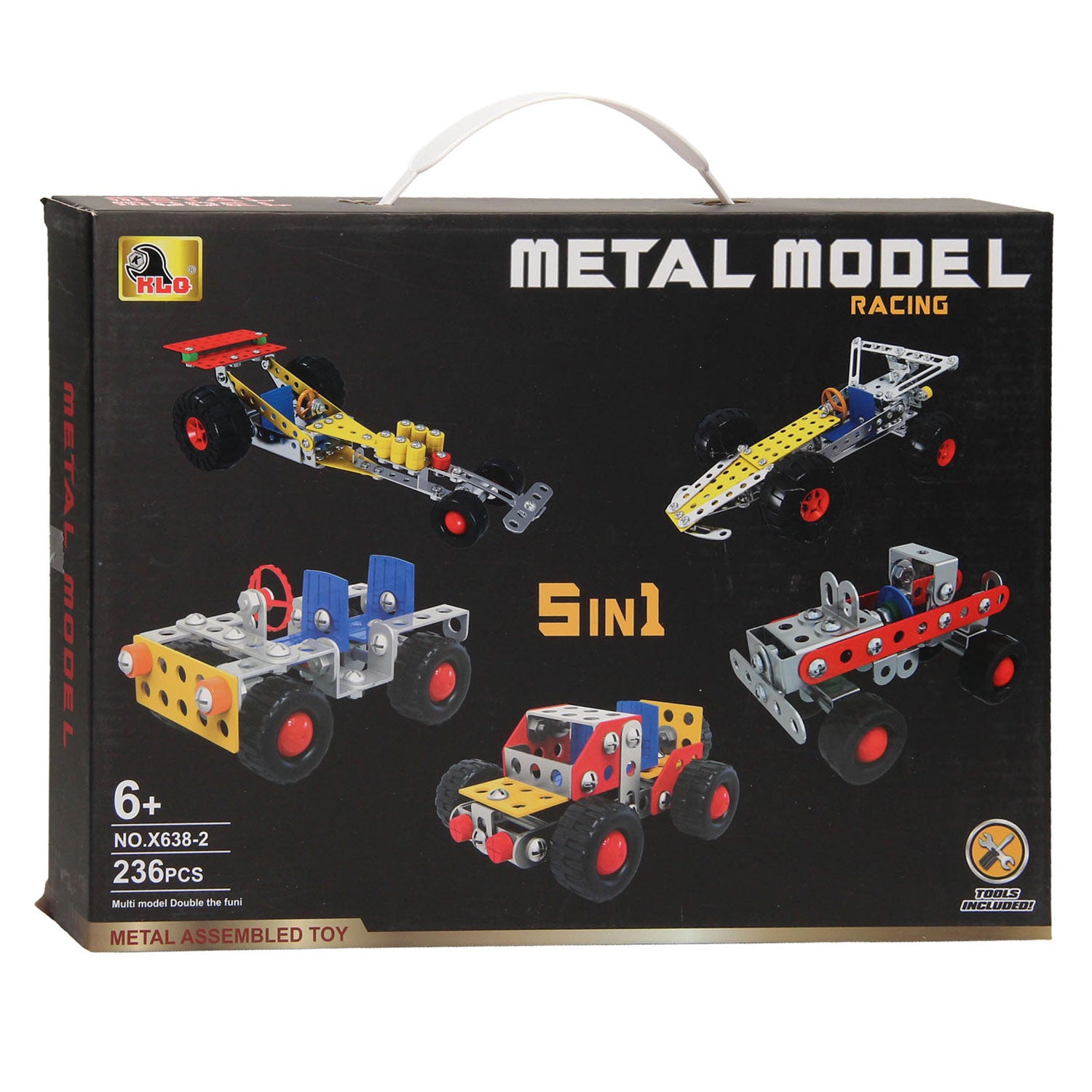 Constructieset voertuigen 5in1, 236dlg.