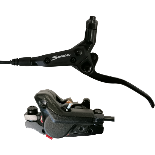 Saccon dh56-l850 jeu de freins à disque hydraulique gauche 850mm noir