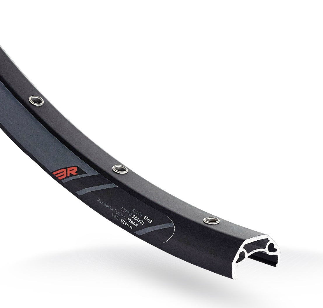 Velg Rodi Blackrock 21 schijf 28 29 622 x 21C aluminium 36 gaats 14G - zwart