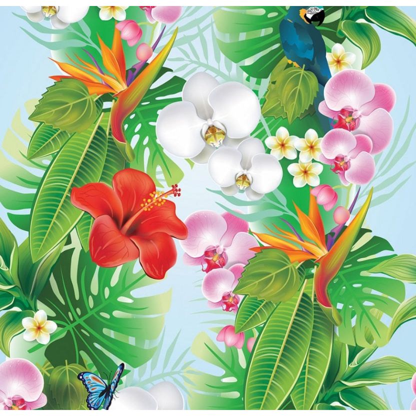 Zadeldek BikeCap Tropische Bloem