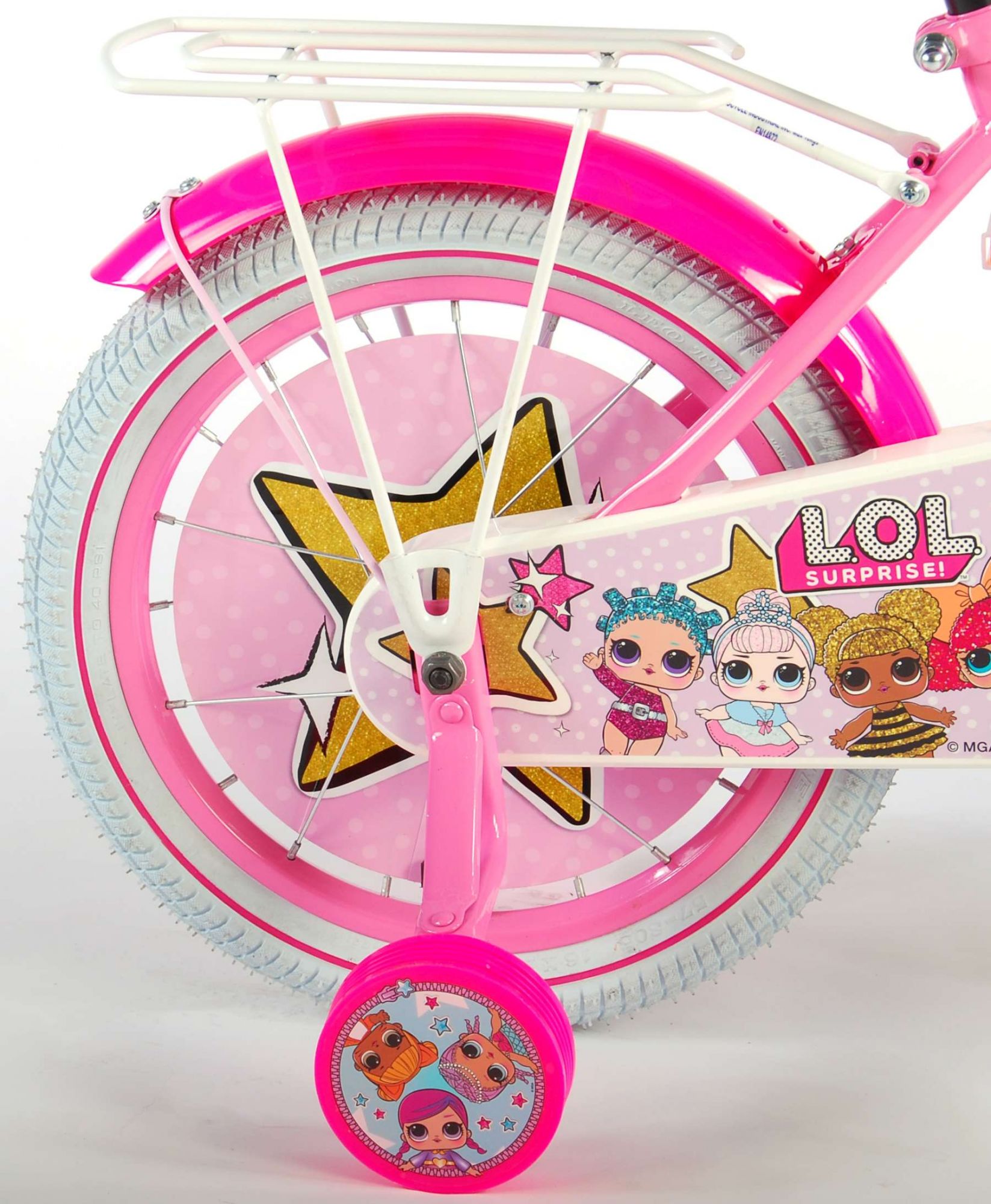 Kinderfiets 16 inch LOL Surprise - roze