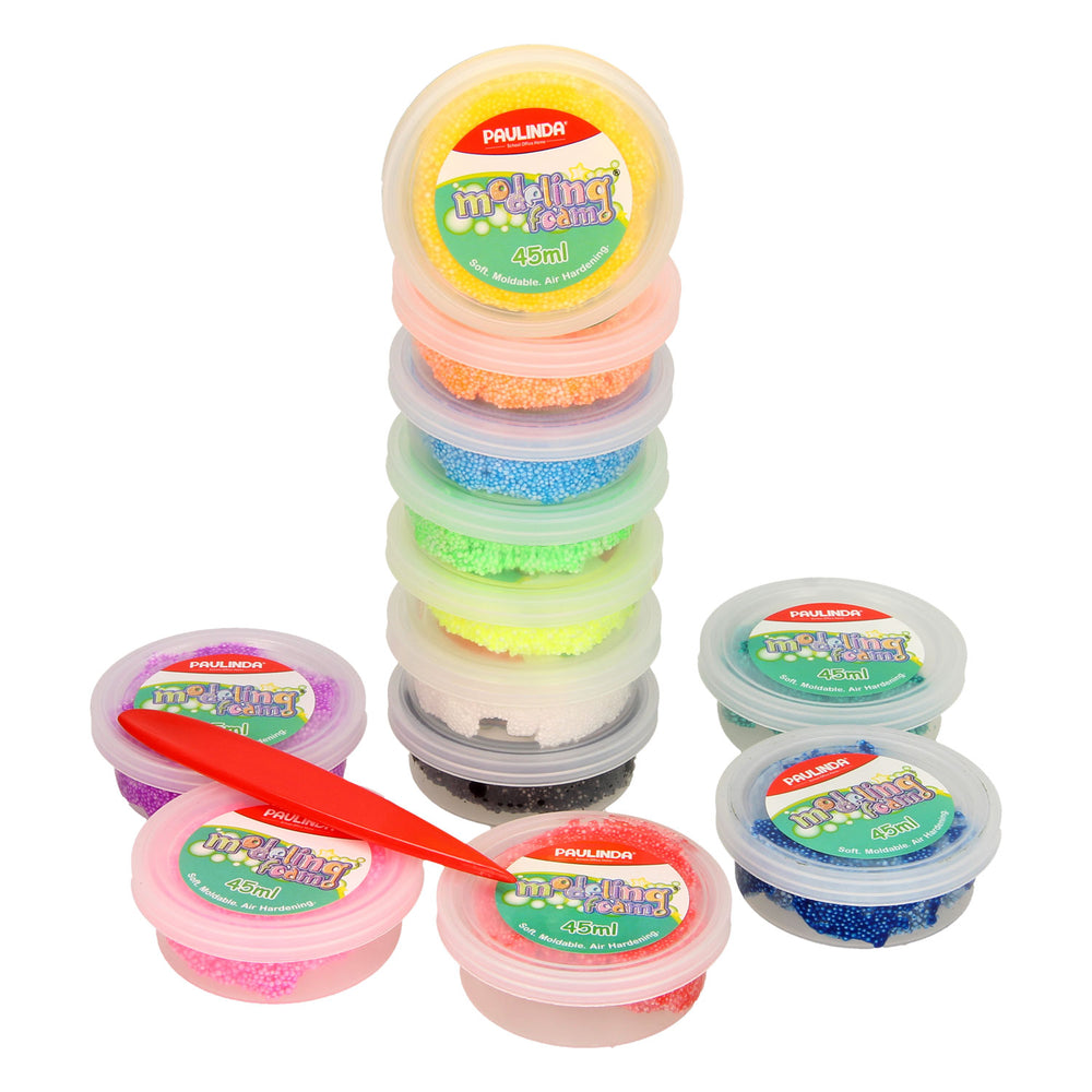 Modellering Klei Kleurenpotjes, 12st.