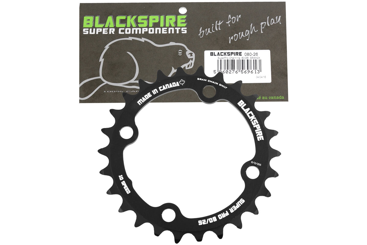Blackspire - kettingblad mtb super pro sram xx xo x9 80bcd 26t