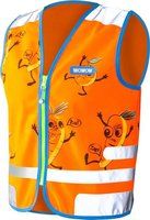 Wowow reflectievest kinderstrip veggie maat m oranje